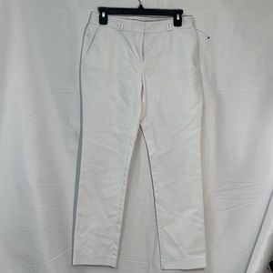 #2094 charter club white pants, business casual size 6P NWOT